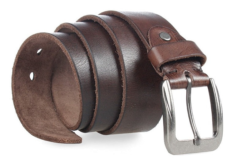 MEDYLA™ Vintage Pin Buckle Design Genuine Leather Belts