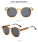Retro Elegant Design UV400 Round Sunglasses