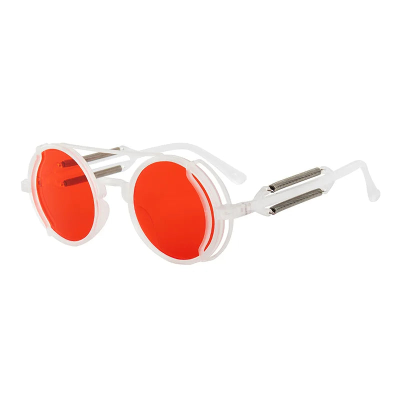 Retro Steampunk HD UV400 Glare-Blocking Sunglasses