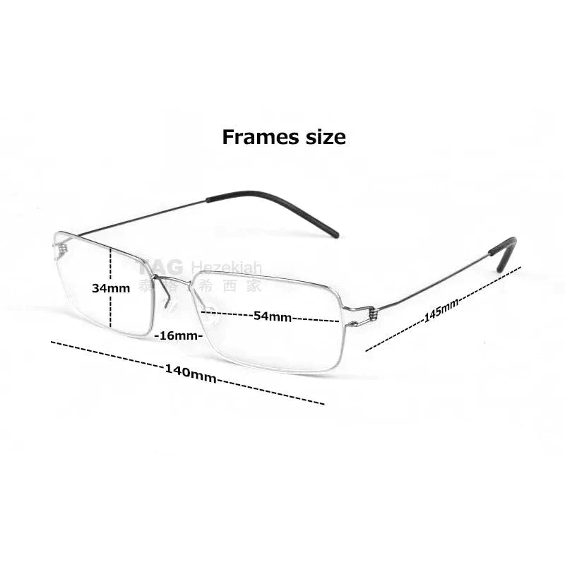Ultralight- 5g- Anti Blue Light Rimless Reading Glasses