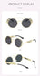 Retro Steampunk HD UV400 Glare-Blocking Sunglasses
