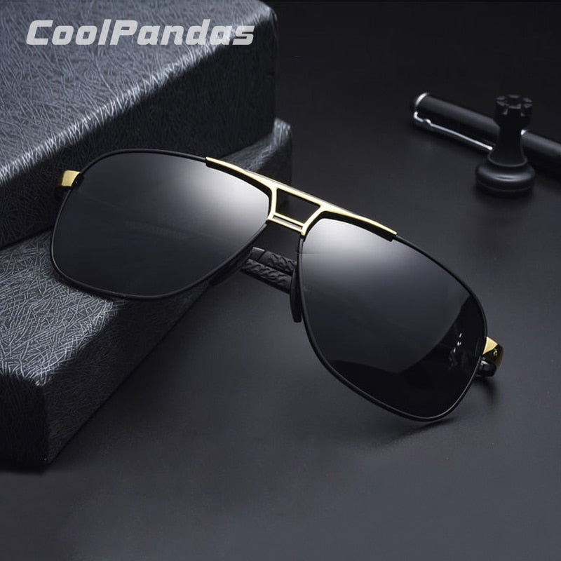 Polarized/Photochromic Square Magnesium Sunglasses