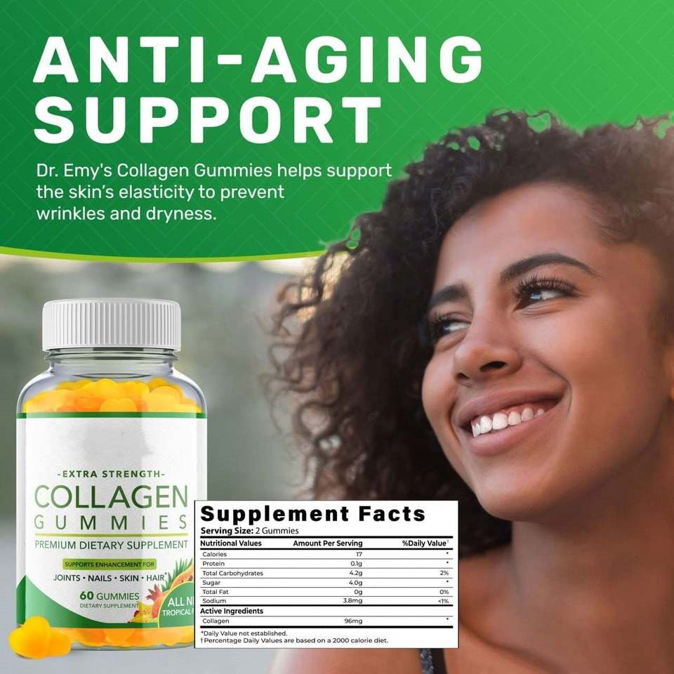 Marine-Based Collagen Gummies- Supports Joint Health & Mobility Boosts Muscle & Heart Health