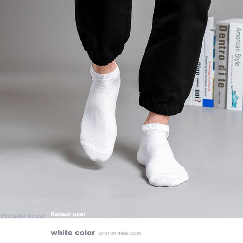 Hypoallergenic Soft & Gentle Moisture-Wicking Breathable Bamboo Fiber Ankle Socks