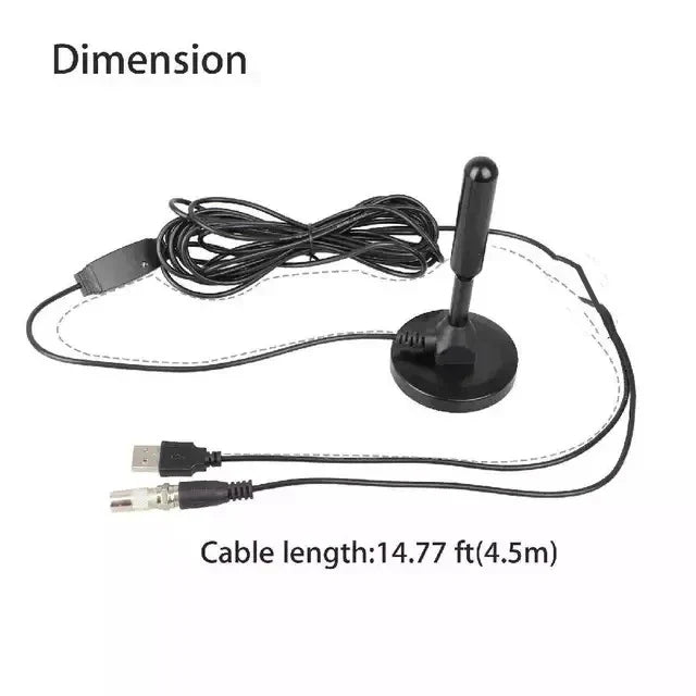 HD Digital Indoor Ultra Amplified 200 Miles VHF/UHF TV Antenna