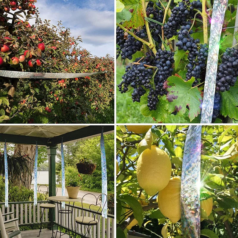 Double-Sided Bird Repellent Reflective Scare Tape