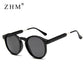 Retro Elegant Design UV400 Round Sunglasses