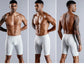 Long Breathable Cotton Men Boxer Underwear