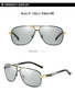 Polarized/Photochromic Square Magnesium Sunglasses