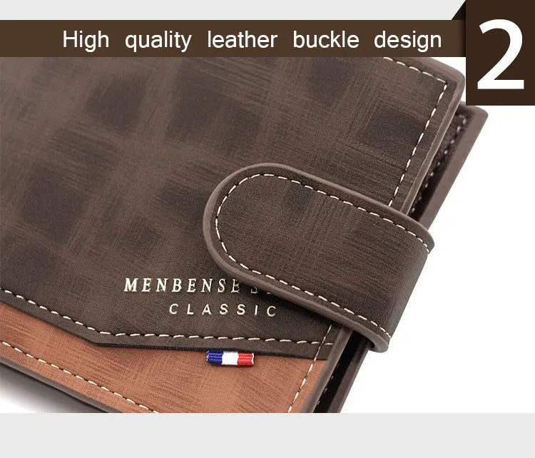 Short Slim Coin Pocket Classic Men Wallets