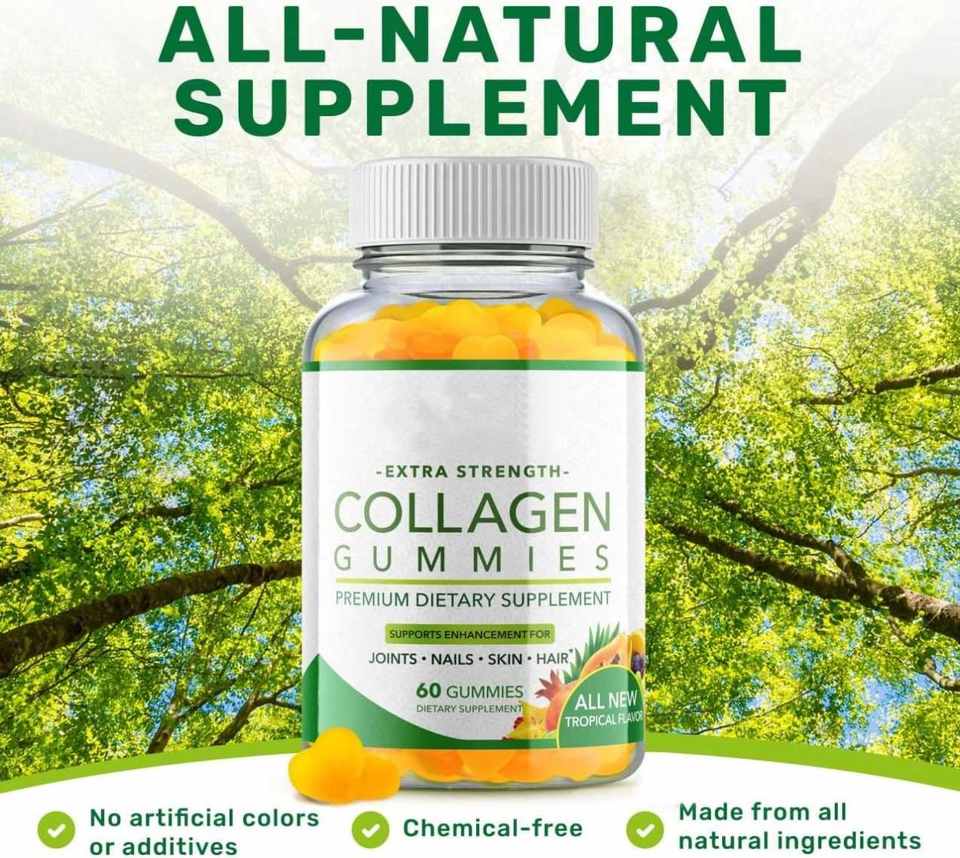 Marine-Based Collagen Gummies- Supports Joint Health & Mobility Boosts Muscle & Heart Health