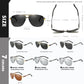 Polarized/Photochromic Square Magnesium Sunglasses