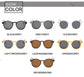 Retro Elegant Design UV400 Round Sunglasses