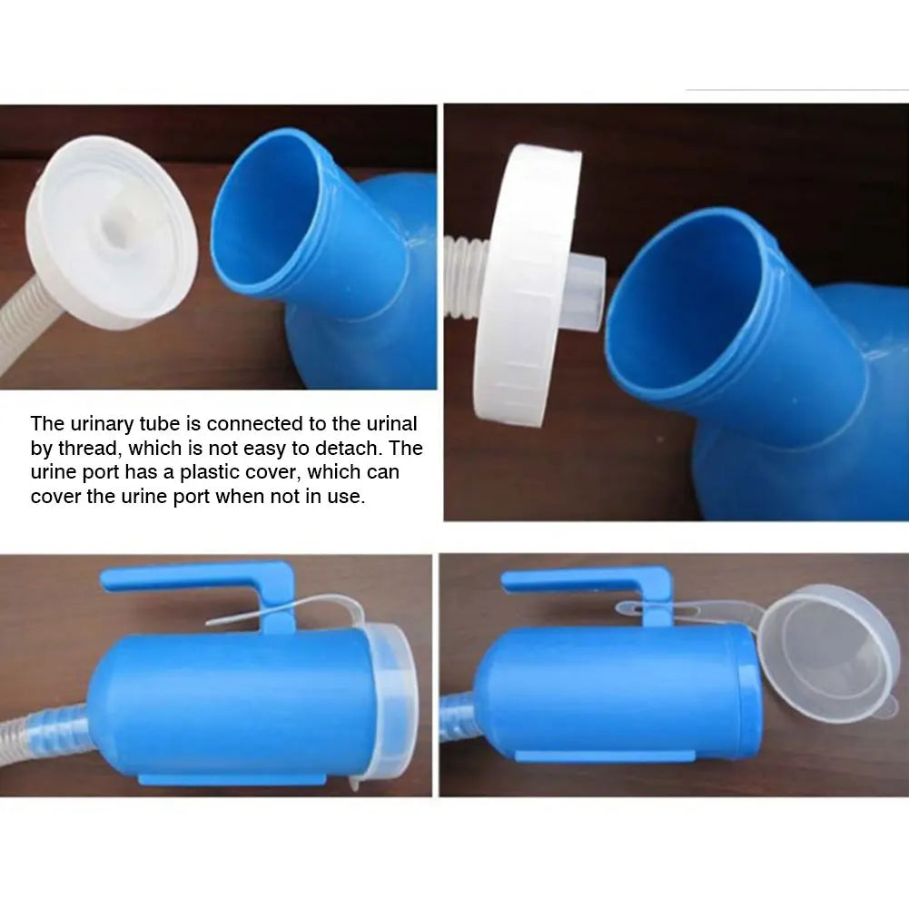 Versatile Unisex 3 in 1 (Laying/ Sitting/ Standing) 2000ml Portable Urinal