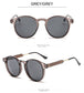 Retro Elegant Design UV400 Round Sunglasses
