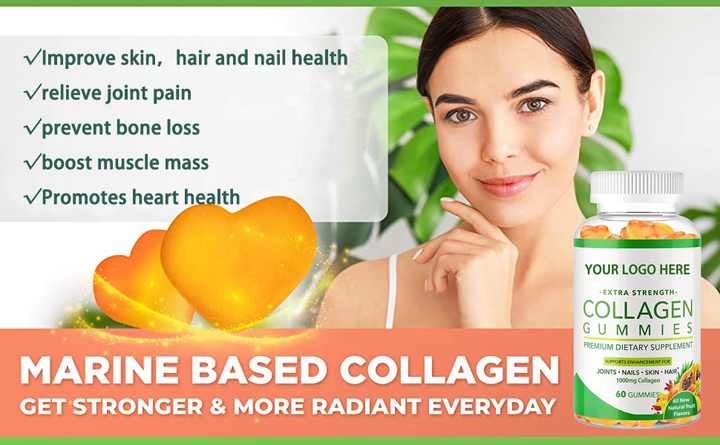 Marine-Based Collagen Gummies- Supports Joint Health & Mobility Boosts Muscle & Heart Health