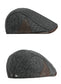 Spring & Autumn Adjustable Retro Flat Cap with Side Triangle Accent