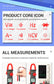 Digital Clamp DC/AC Current 4000 Counts Amp / Hz / NCV / Ohm Multimeter