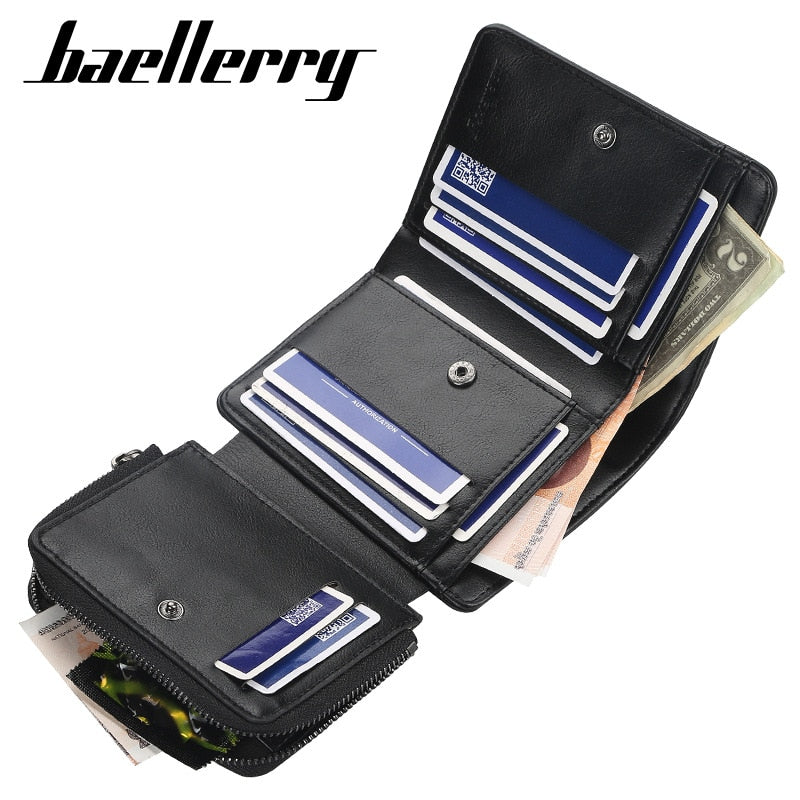 Large Capacity Short Design Men's Wallet