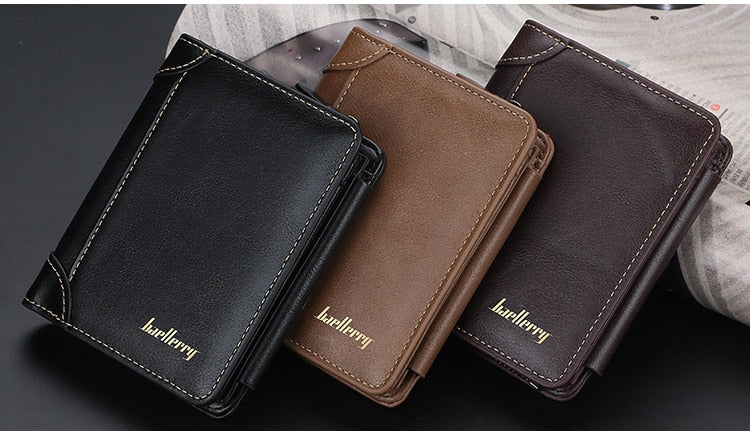 Large Capacity Short Design Men's Wallet