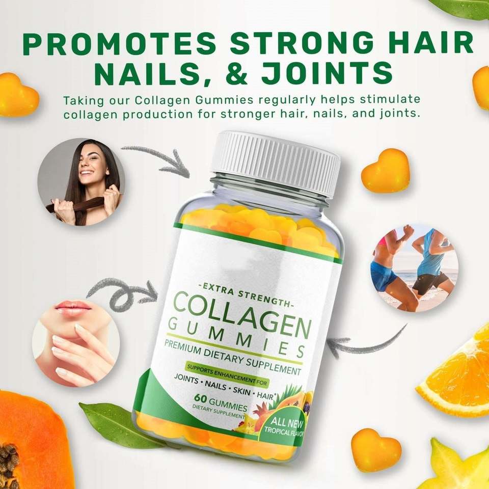 Marine-Based Collagen Gummies- Supports Joint Health & Mobility Boosts Muscle & Heart Health