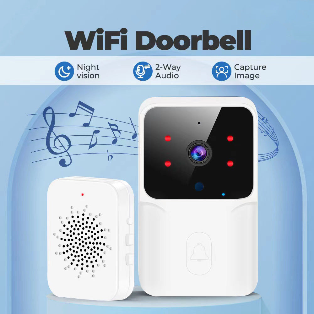 Smart WiFi Two-Way Intercom Night Vision & Motion Detection Video Wireless Doorbell