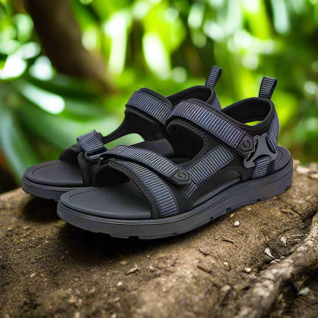 Extraordinary Comfort Lightweight & Flexible Non-Slip Waterproof Hoop & Loop Sandals
