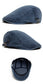 Vintage Soft Cotton Breathable Lightweight Adjustable Fit Newsboy Cap