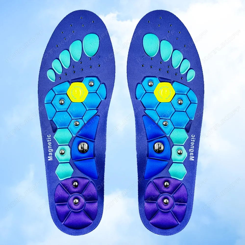 Circulation & Pain Relief Magnetic Acupressure Arch Support Insoles