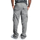 Men's Loose Fit Multi-Pocket Sweatpants