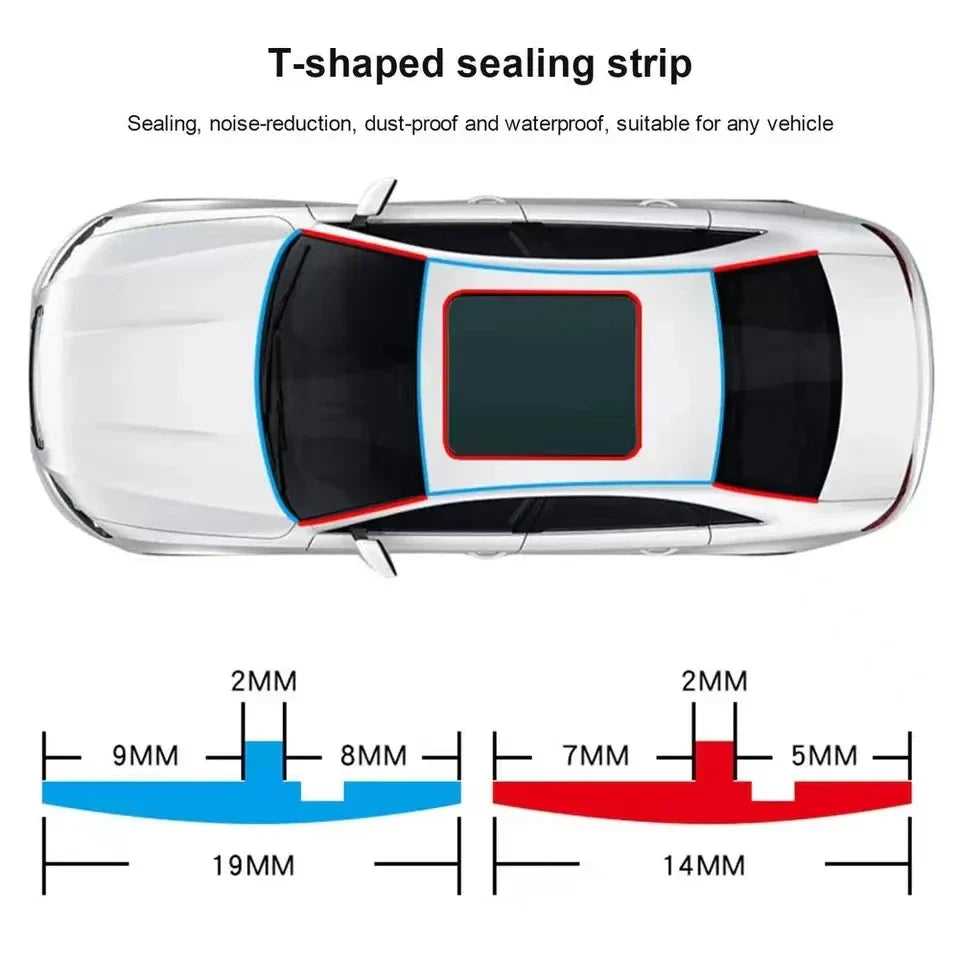 Car Sealing Protection Strips – Noise Insulation, Leak-Proof, Dustproof, Windproof