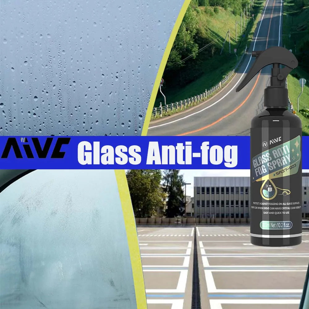Clear Vision Hydrophobic Nano Rain & Fog Repellent Spray