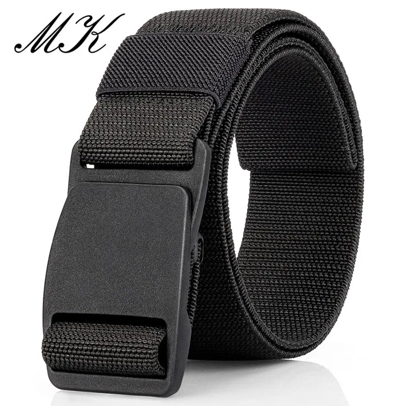 Large Size Polymer Buckle Elastic Stretch Belt