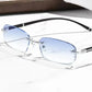 Luxury Ultralight Diamond-Cut Rimless Reading Glasses