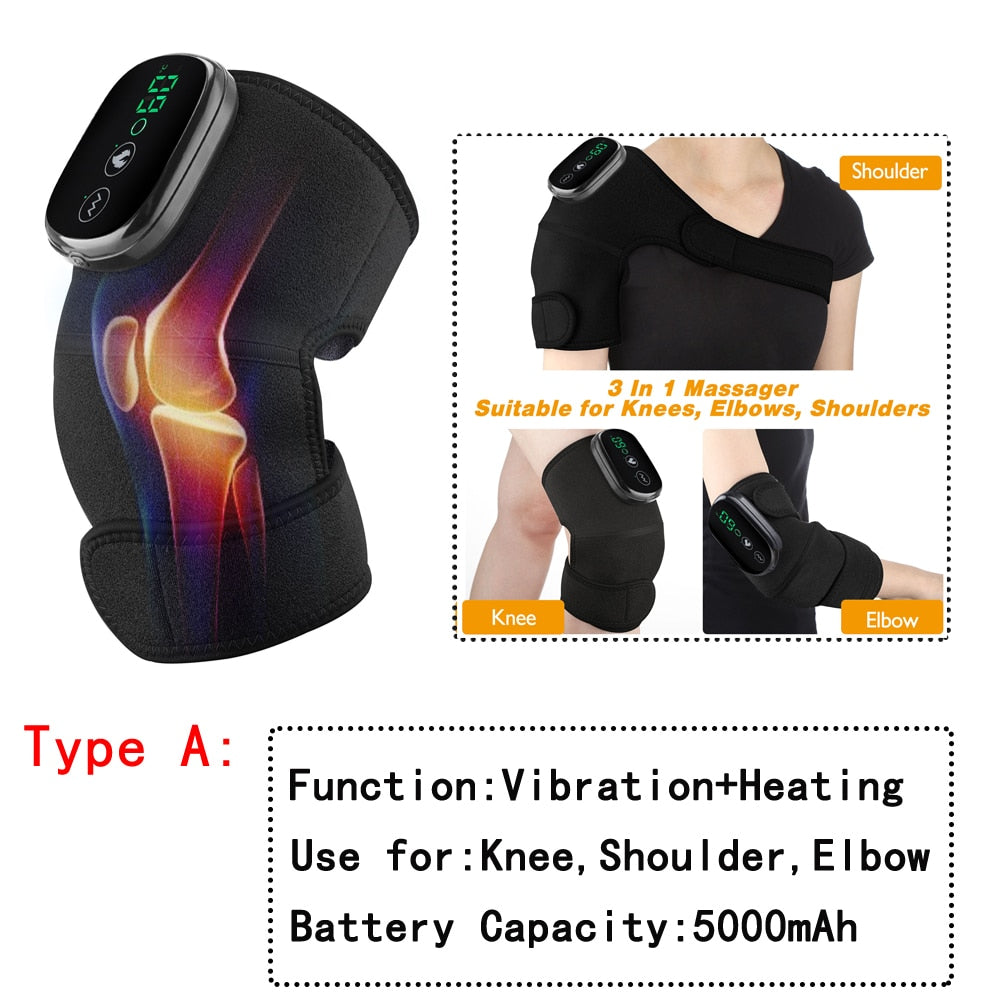 Heating & Vibration Shoulder/Knee/Elbow Physiotherapy MultiMassager
