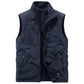 Casual Thermal Double-Sided Wear Multi-Pocket Men's vest