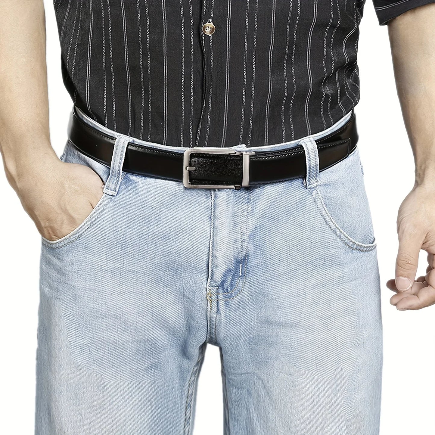 ComfortFit Senior-Friendly Plus Size No-Hole Automatic Belt