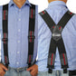Heavy Duty 2-inch Wide Adjustable Elastic Ultimate-Durability Suspenders