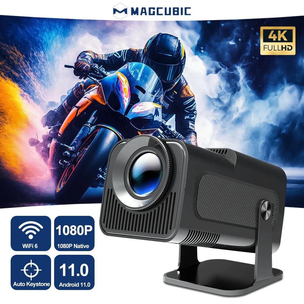 Advanced 4K HD Dual Connectivity Cinema Experience Portable Projector