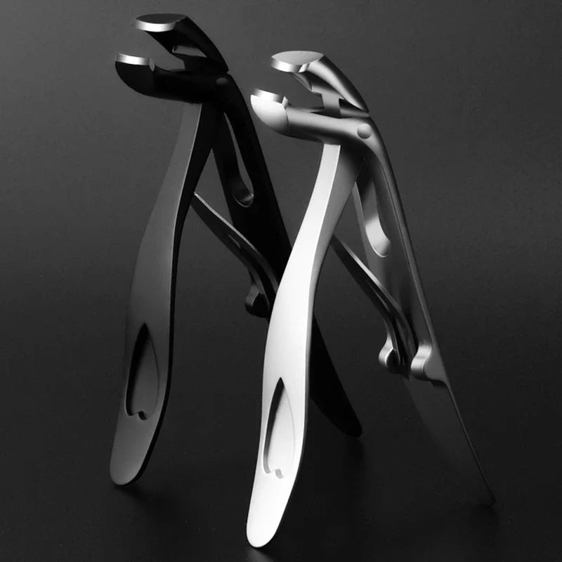 Professional Wide Jaw 45° Angled Head–Labor-Saving Anti-Splash Thick Nail Cutter