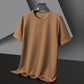 Summer 3D Waffle-Knit Crew Neck T-Shirt – Breathable & Soft