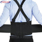 Adjustable Heavy Lifting Medical Lumbar Support Belt with Removable Suspenders