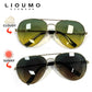 Polarized Photochromic Day/Night Pilot Sunglasses