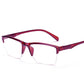 Half-Frame Clear Lens Retro Reading Glasses