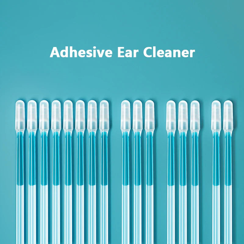 Japanese Reusable Soft Silicone Sticky Wax Removal Ear Swabs (24pcs/box)
