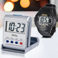 Talking Digital Alarm Clock+Talking Wristwatch Set For the Elderly