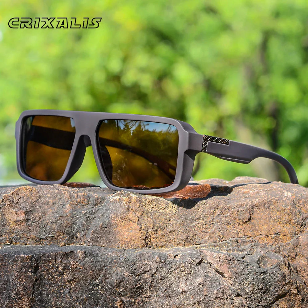 Classic Square Polarized UV400 Protected Anti-reflective Driving Sunglasses