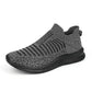Slip-on Breathable Laceless Lightweight Anti-slip Walking Shoes