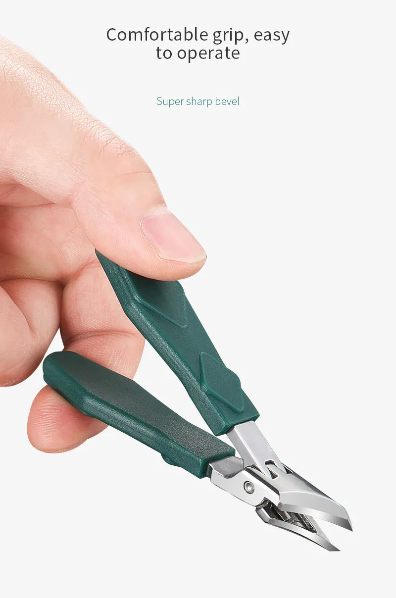 ProBevel 25° Beveled Edge Wide-Opening Anti-Splash Ingrown Nail Trimmer