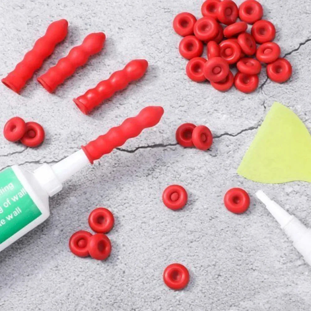 Reusable Caulking Gun Nozzles Sealing Caps (30pcs)